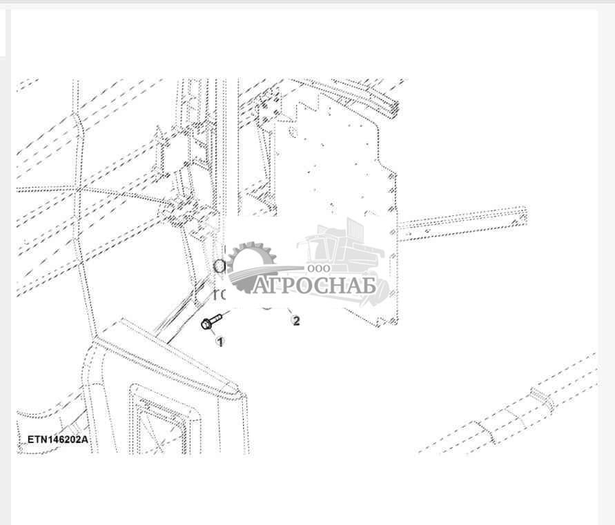 Контроллер правого модуля питания 